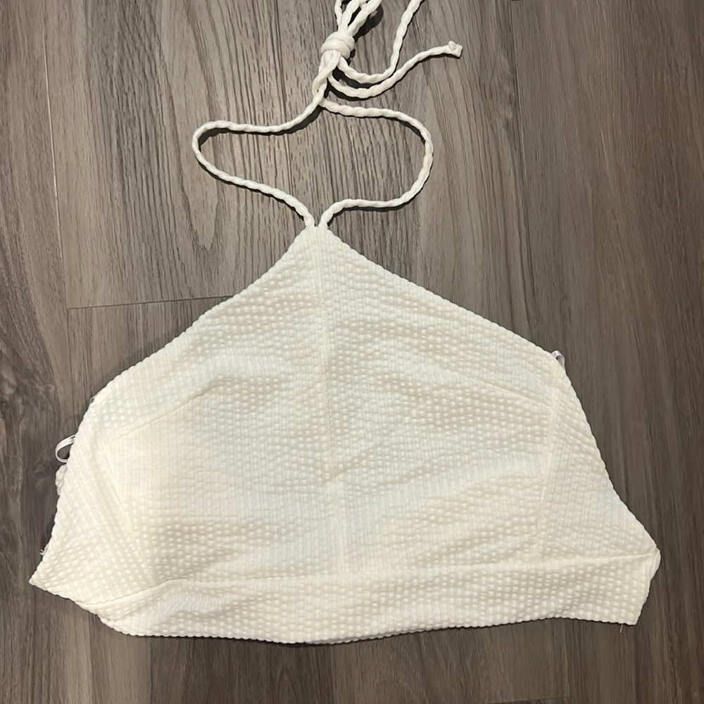Open back crop top